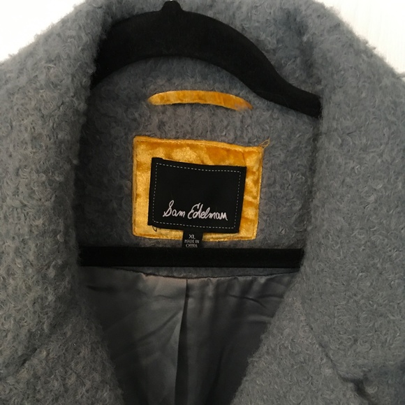 Sam EdelmanWomen's Brushed Coat - Aspen Blue - Picture 2 of 9